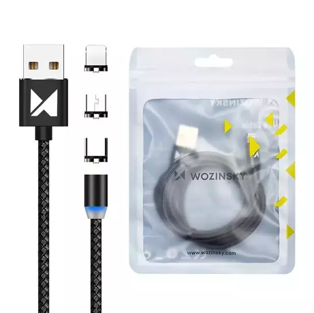 Wozinsky Magnetyczny Kabel Przew D Usb Micro Usb Usb Typ C