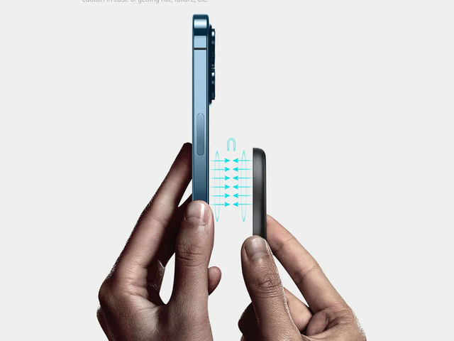 Magnetyczna ładowarka indukcyjna Qi Baseus do iPhone 12 15W Black