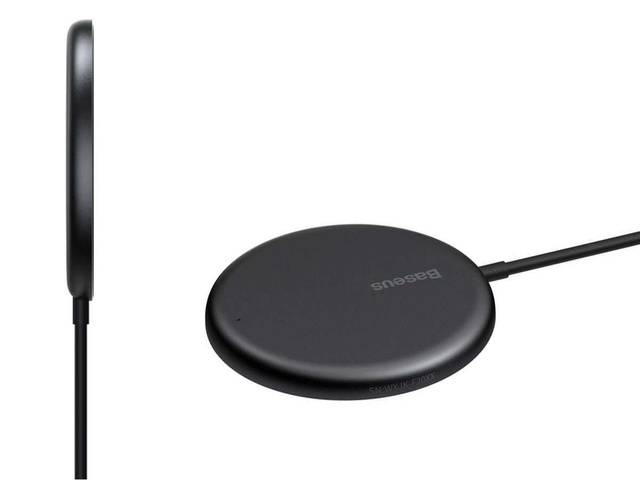 Magnetyczna ładowarka indukcyjna Qi Baseus do iPhone 12 15W Black