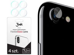 4x Szkło 3mk Flexible Glass na kamerę obiektyw do Apple iPhone 7/8/SE 2020