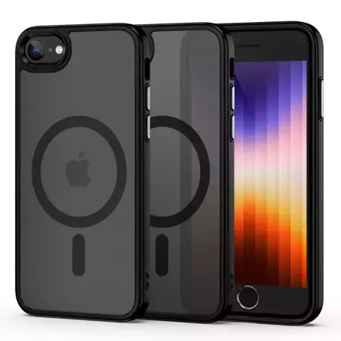 Etui ochronne do MagSafe Ring Case do iPhone 7 / 8 / SE 2020 / 2022 Matte Black