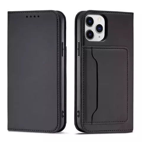 Magnet Card Case etui do iPhone 12 Pro pokrowiec portfel na karty kartę