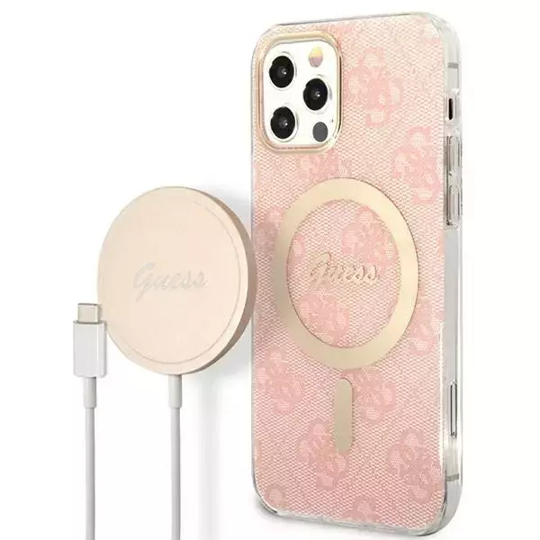 Guess GUHCP15XGF4GBR Apple iPhone 15 Pro Max hardcase 4G Charms