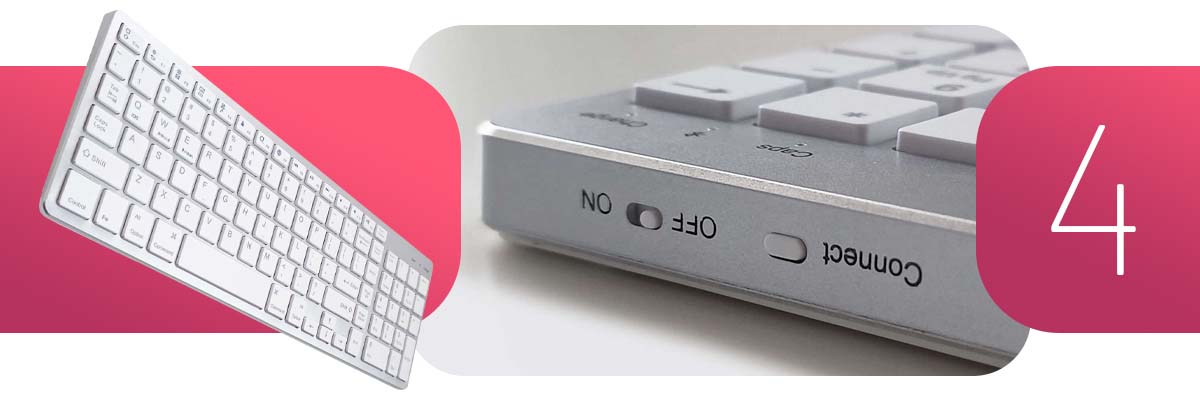 Klawiatura Bezprzewodowa Alogy Bluetooth iOS/Android/Windows Srebrna