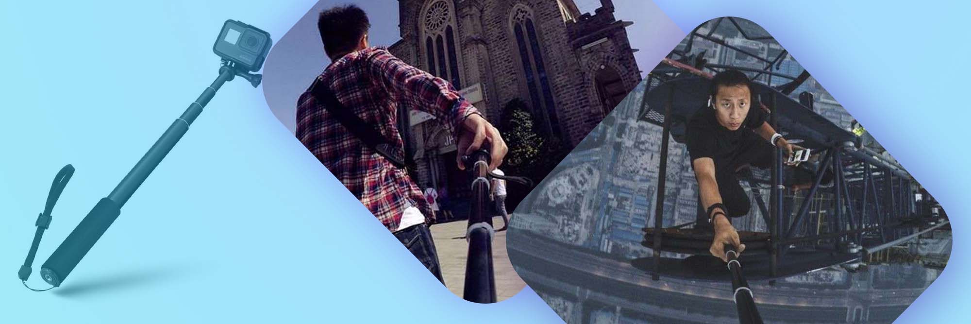 Monopod & Selfie Stick do kamery sportowej GoPro Hero Black