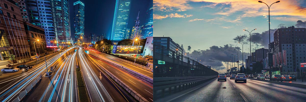 autonomiczne samochody samochód bez kierowcy droga inteligentne miasto