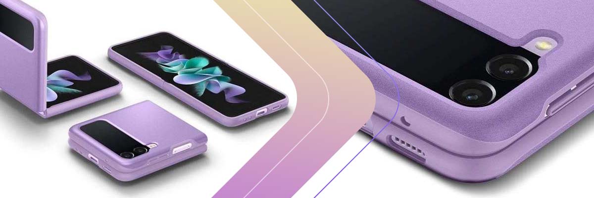 Etui Spigen Thin Fit do Samsung Galaxy Z Flip 3 Shiny Lavender