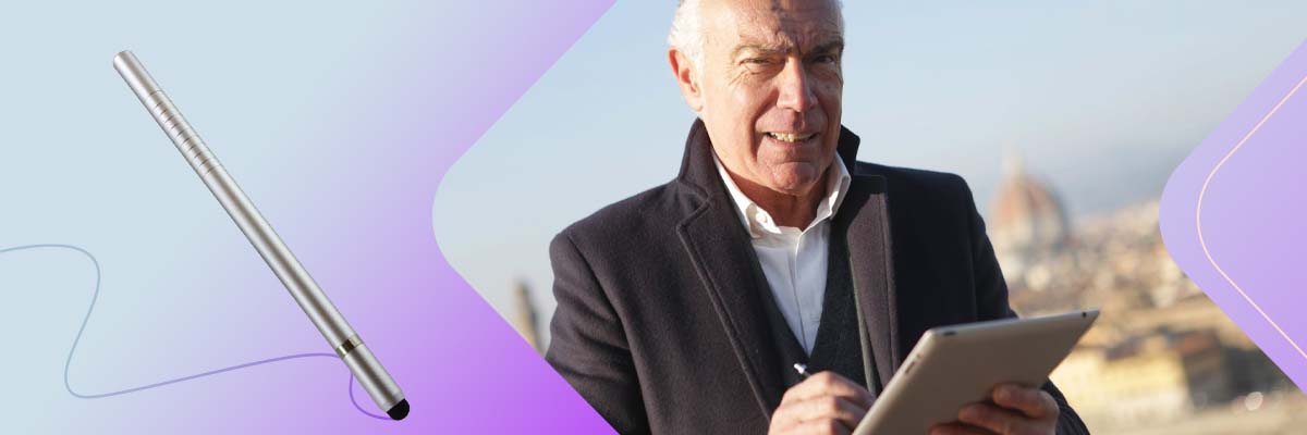 Rysik precyzyjny do ekranów 2w1 długopis Alogy Elite Tablet Pen czarny