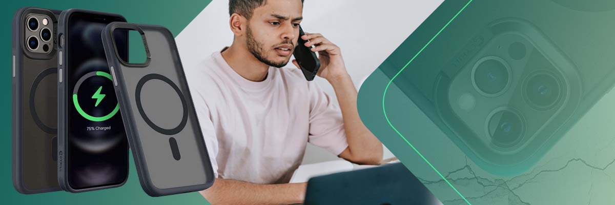 Etui obudowa Spigen Cyrill Color Brick Mag MagSafe do Apple iPhone 12/12 Pro Graphite