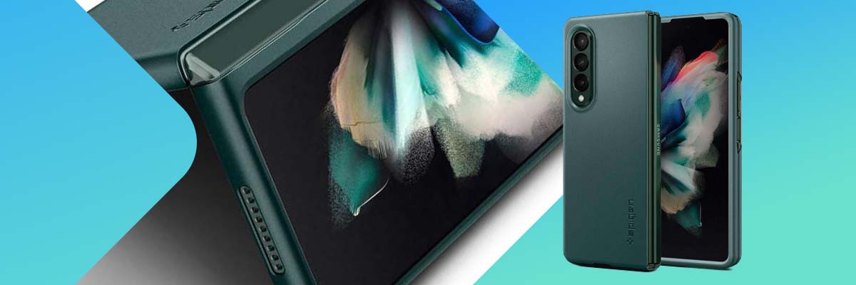 Etui ochronne Spigen AirSkin do Samsung Galaxy Z Fold 3 5G Green