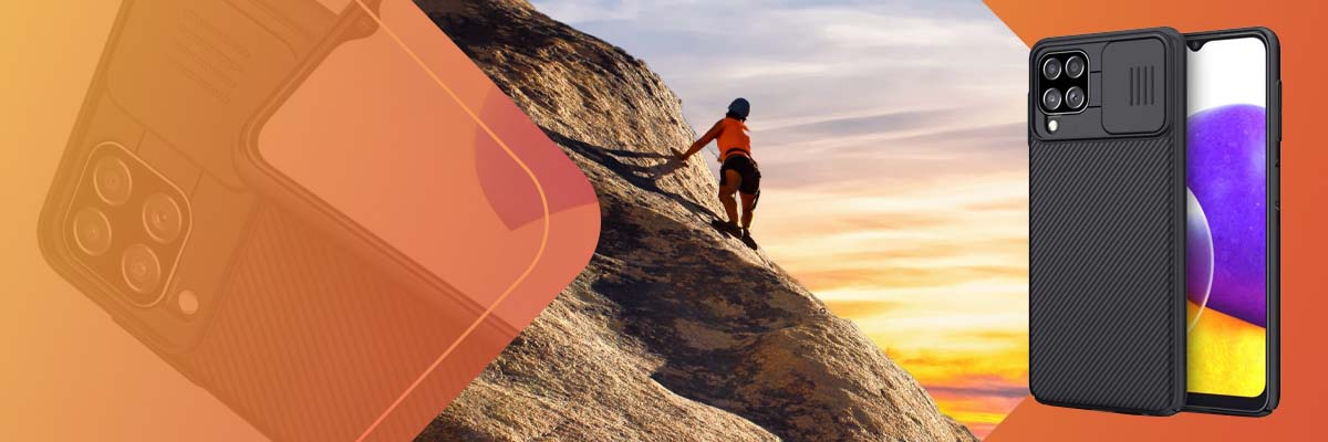 Etui Nillkin CamShield case do Samsung Galaxy A22 4G/LTE Black