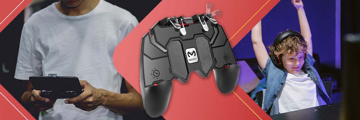 Kontroler do gier Gamepad Pad regulowany do telefonu tabletu Memo AK66 Czarny