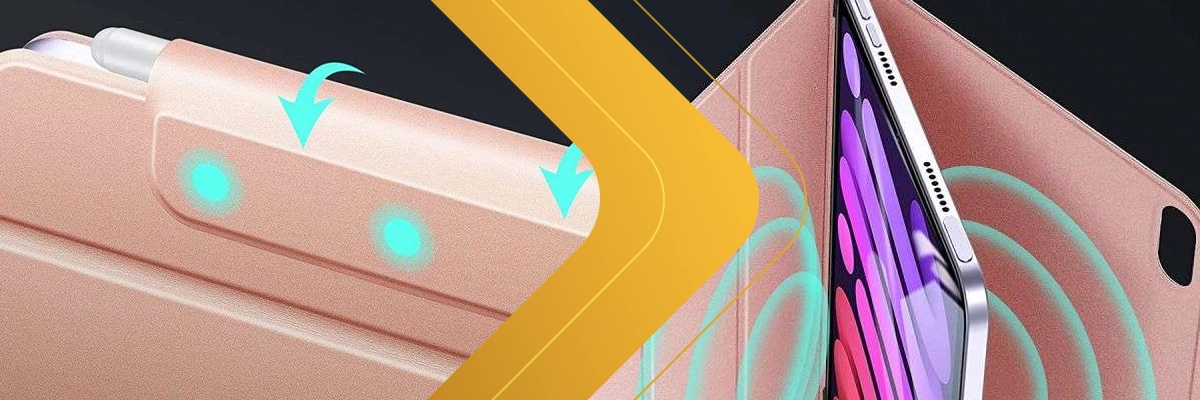 Etui ESR Rebound Magnetic do Apple iPad Mini 6 2021 Rose Gold