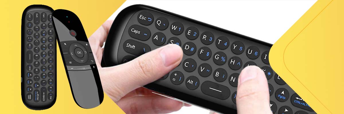 Smart Pilot 3w1 do TV klawiatura myszka bezprzewodowa Alogy Remote Control W1