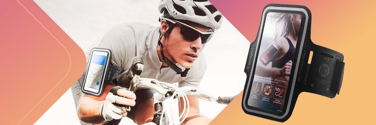 Etui na ramię do telefonu Spigen Velo Sports Armband A700 Black