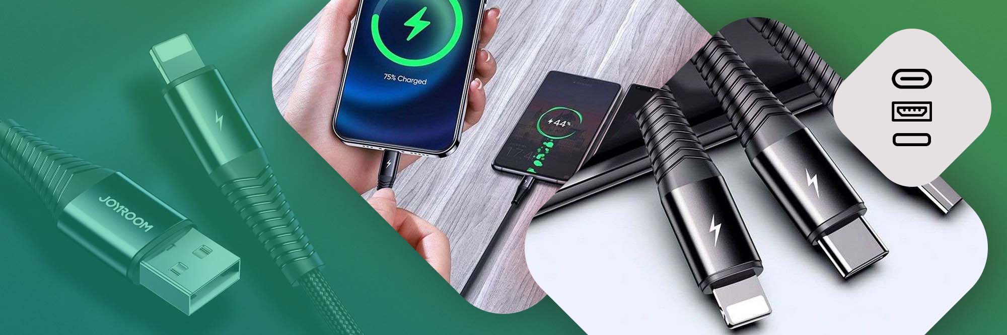 Kabel Joyroom S-1230G4 3w1 Type-C - Lightning - Micro-USB Cable 120cm Black