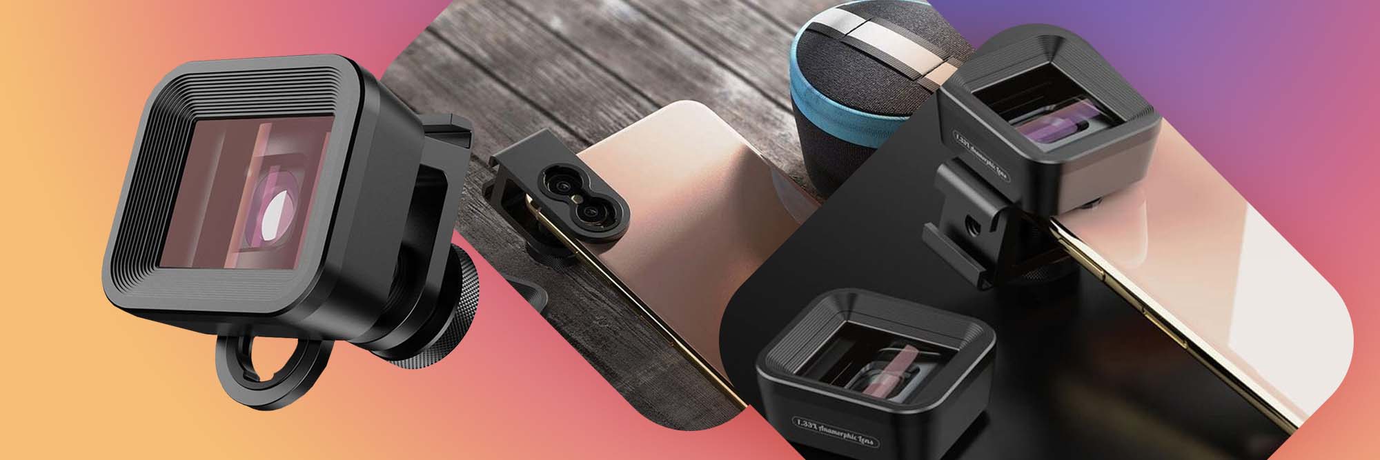 Apexel APL-PRAN-U obiektyw anamorficzny do telefonu Anamorphic Lens 1.33x