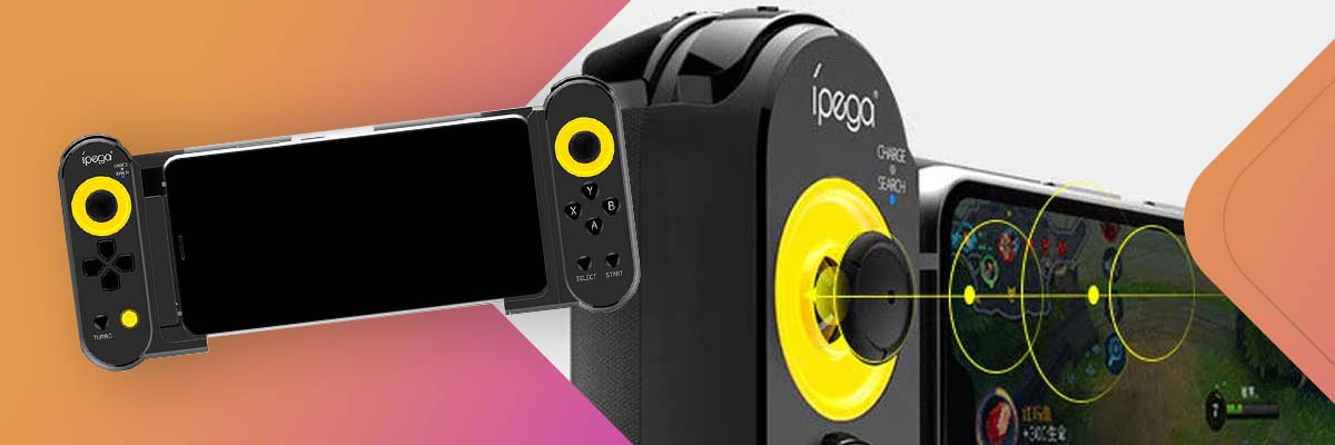 Bezprzewodowy kontroler Gamepad Pad Grip iPega PG-9167 do telefonu/ tabletu