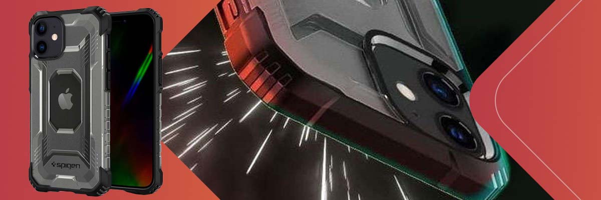 Etui pancerne Spigen Nitro Force do Apple iPhone 12 Mini 5.4 Black