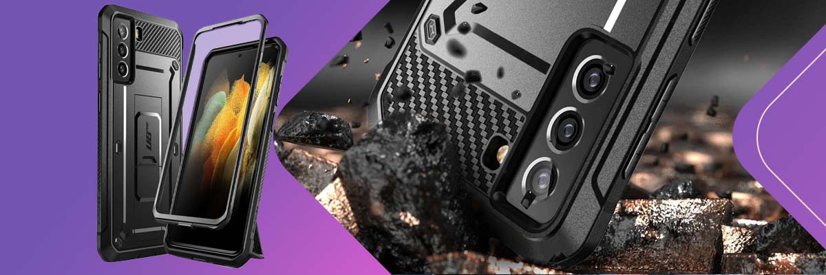 Etui pancerne Supcase Unicorn Beetle Pro do Samsung Galaxy S21 Black