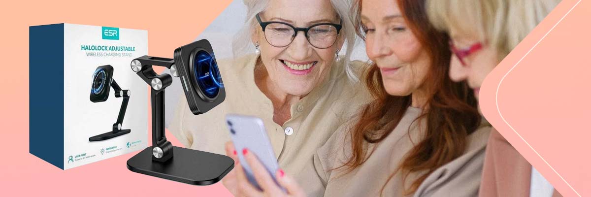 Uchwyt ładowarka ESR HaloLock magnetyczna na telefon do MagSafe Black