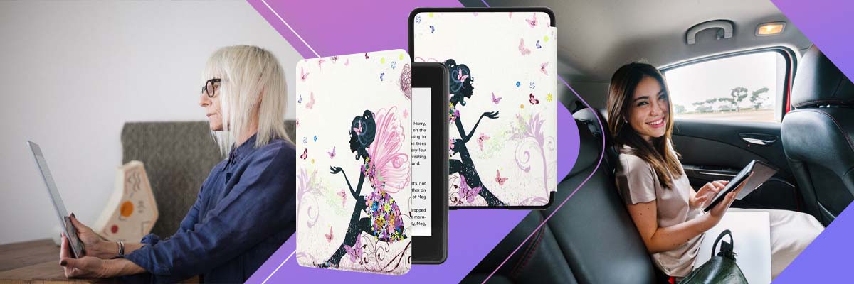 Etui Alogy Smart Case Kindle Paperwhite 4 Wróżka + FOLIA