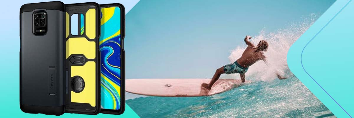 Etui Spigen Tough Armor do Xiaomi Redmi Note 9S/ Pro/ Max Metal Slate + Szkło 3mk