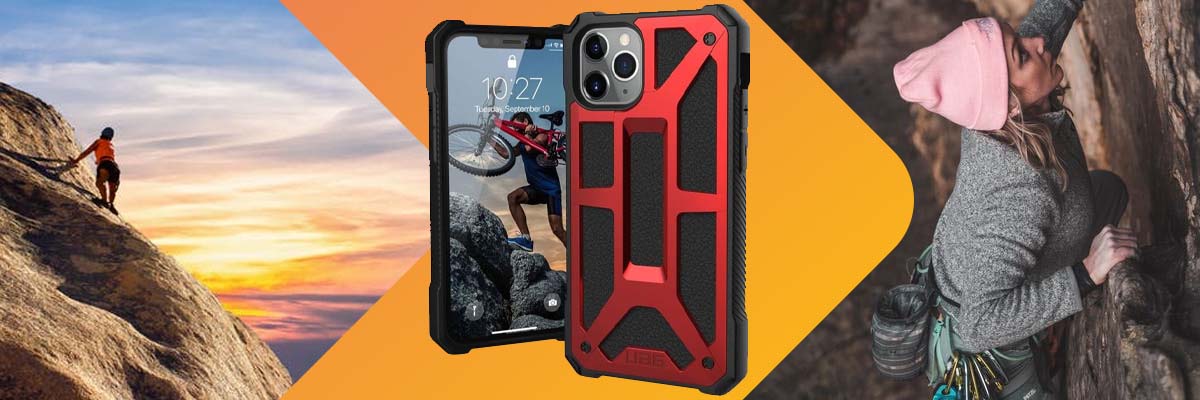 Etui UAG Urban Armor Gear Monarch do iPhone 11 Pro Crimson Red Leather