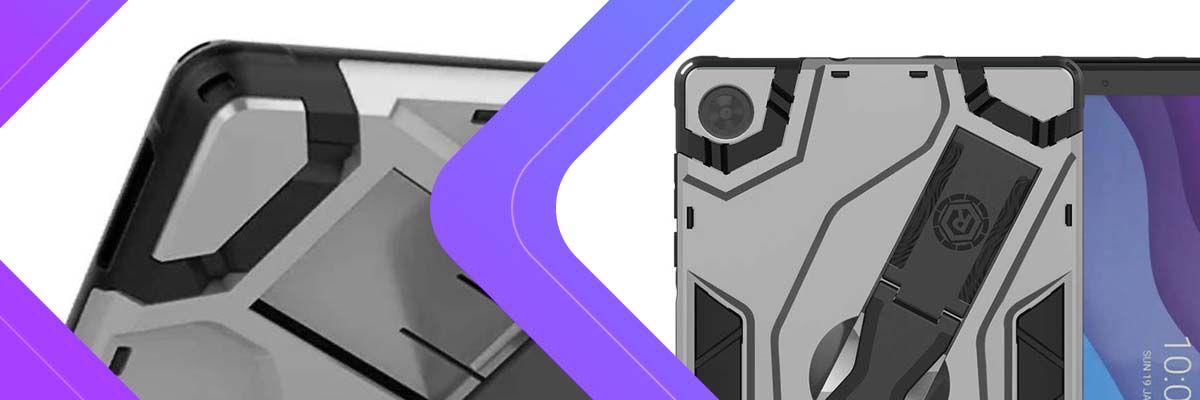 Pancerne etui Alogy Armor Case do Lenovo Tab M10 10.1 2ND Gen TB-X306 X/F/L Srebrne