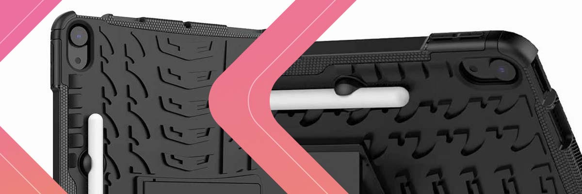 Pancerne etui Alogy do Apple iPad Air 4 2020 czarne + Szkło