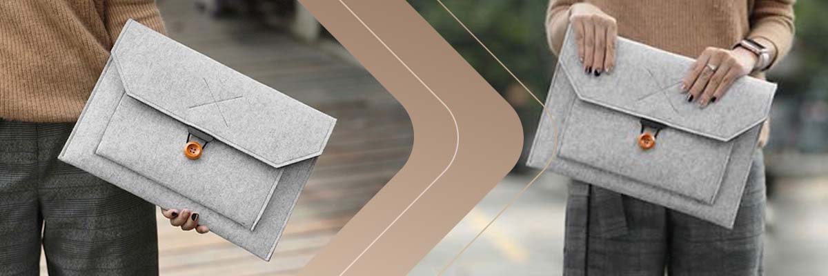 Uniwersalne filcowe etui Alogy do laptopów MacBook Air/ Pro 13 Szare