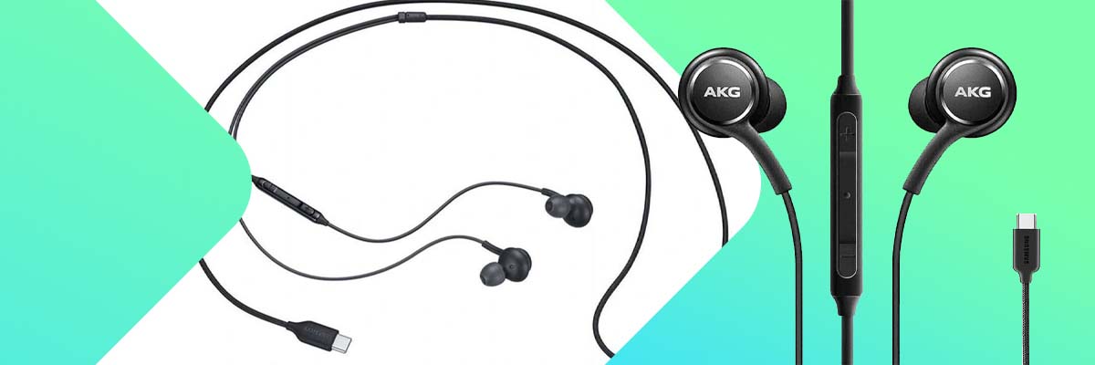 Słuchawki douszne Samsung AKG by harman EO-IC100BBE USB-C Type C czarne