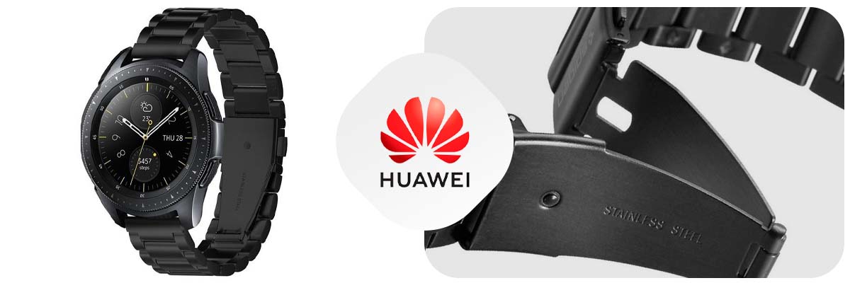 Bransoleta pasek Spigen Modern Fit Band do Galaxy Watch 42 mm Black