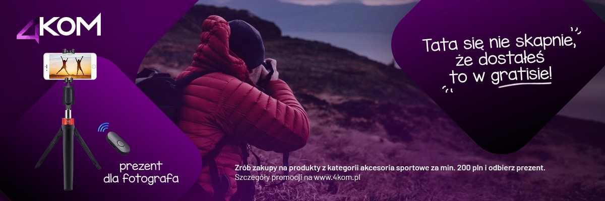 Selfie stick Alogy mini Statyw kijek monopod Czarny