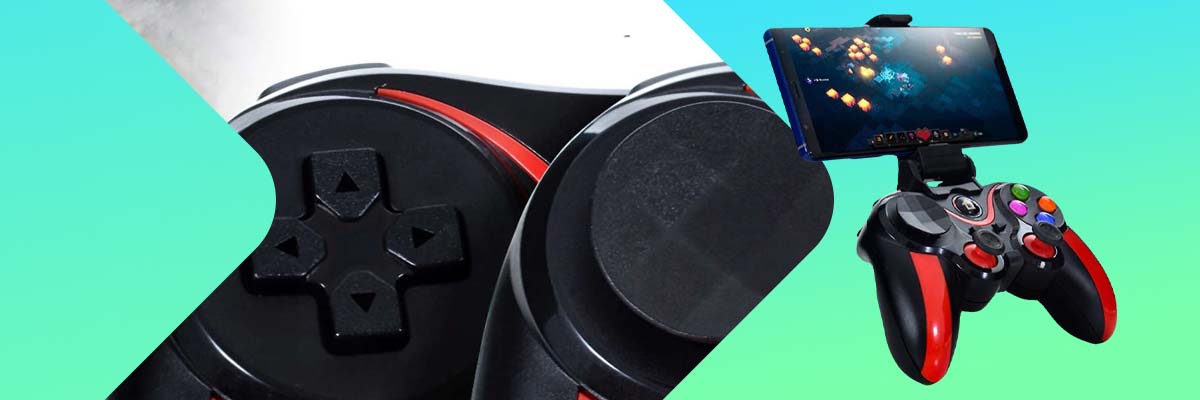 Bezprzewodowy Gamepad Kingkong N1-9013 kontroler pad do gier z uchwytem na telefon