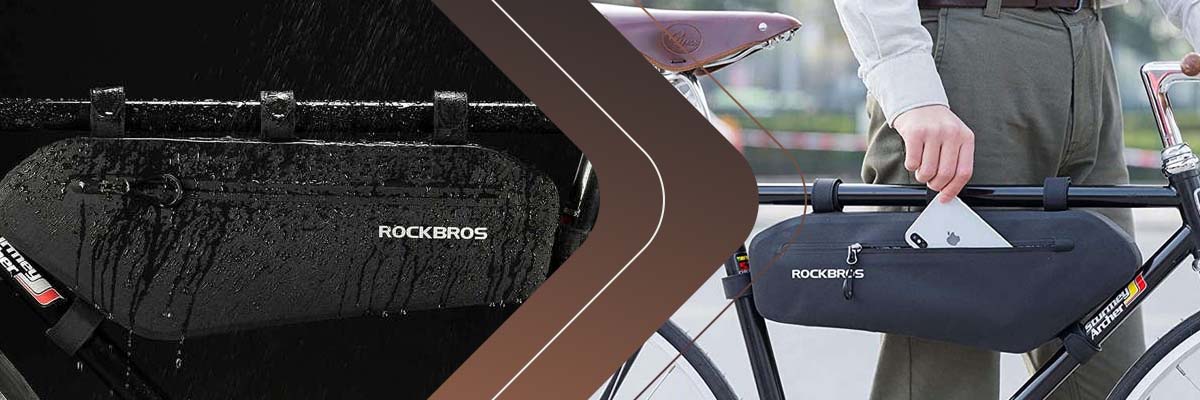 Etui torba sakwa na rower pod ramę RockBros AS-018 Czarne