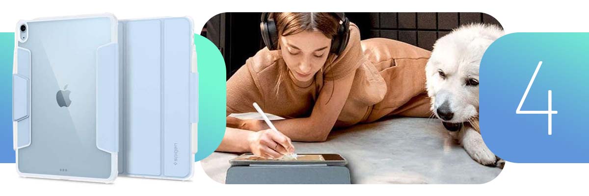 Etui Spigen Ultra Hybrid Pro do Apple iPad Air 4 2020 Sky Blue