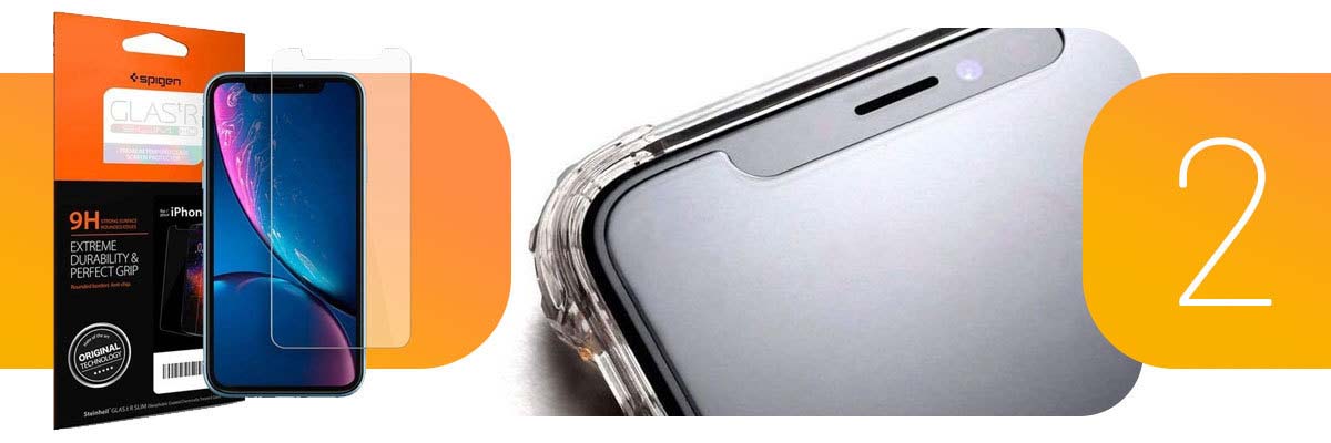 Spigen szkło hartowane Apple iPhone XR/ 11 Glas.tR Slim HD
