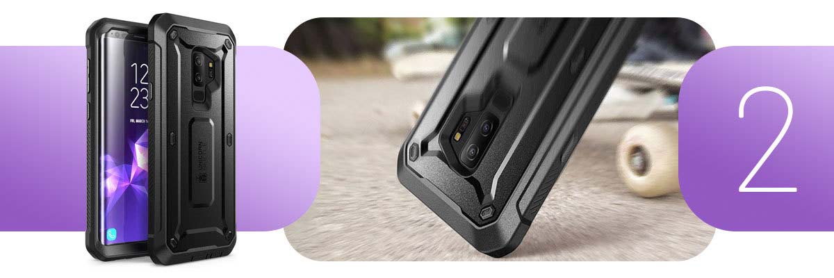 Pancerne etui Supcase Unicorn Beetle Pro do Samsung Galaxy S9 Plus Black