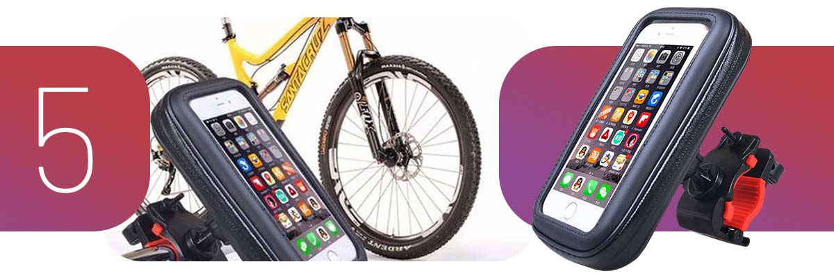 Uniwersalny wodoodporny uchwyt rowerowy motocyklowy 5.5" - M1