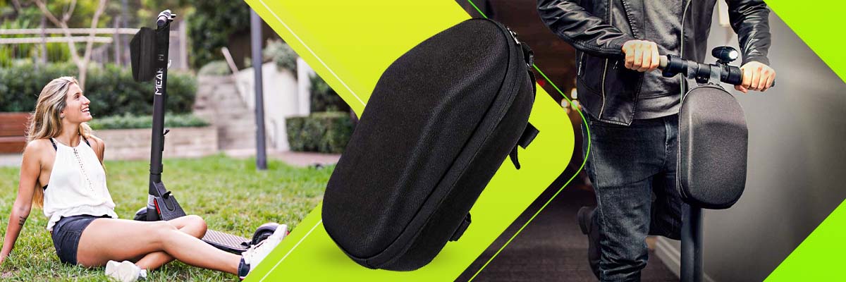 Etui sakwa Alogy twardy pokrowiec bagażnik na hulajnogę Scooter czarny