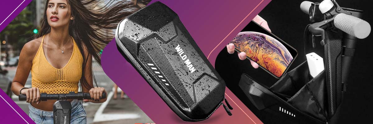 Etui torba sakwa na hulajnogę uchwyt Wildman Bag Scooter 3L L Czarny