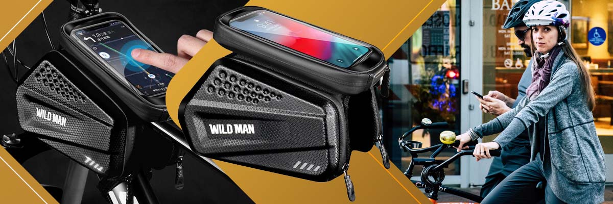 Etui torba sakwa na rower uchwyt rowerowy Wildman Bag EX 1l Czarny