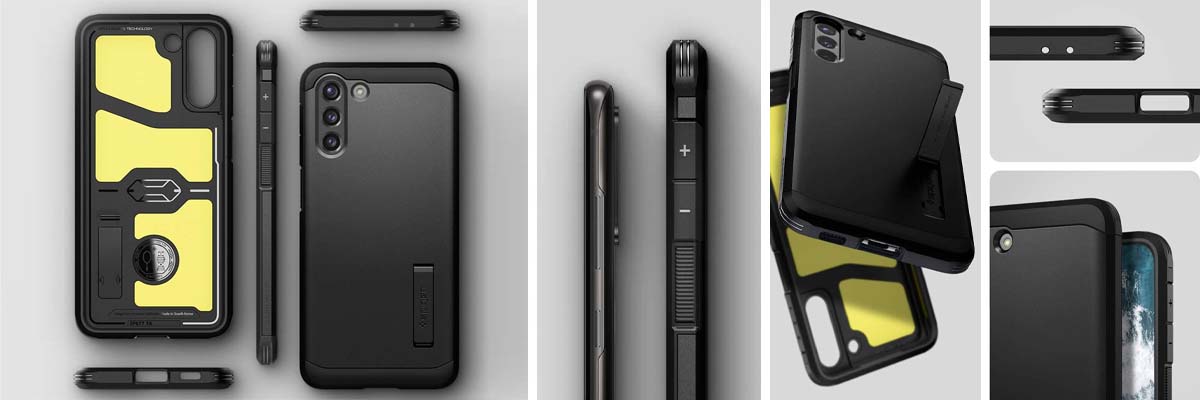 Etui Spigen Tough Armor do Samsung Galaxy S21 Black