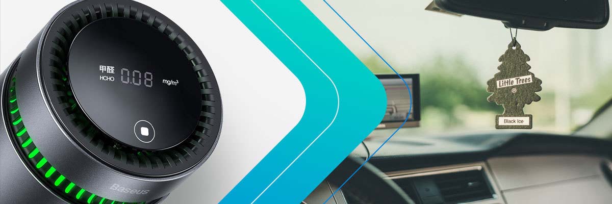 Samochodowy oczyszczacz powietrza Baseus ze wskaźnikiem formaldehydu