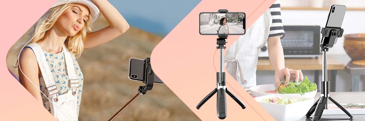 Selfie stick Alogy Tripod Uchwyt do telefonu aparatu GoPro Bluetooth