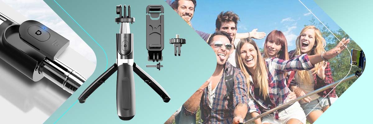 Selfie stick Alogy Tripod Uchwyt do telefonu aparatu GoPro Bluetooth