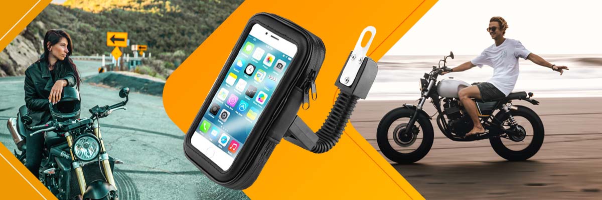 Uchwyt wodoodporny na motocykl rower skuter telefon