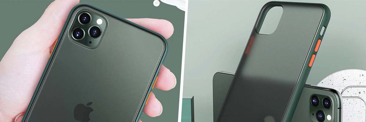 Zielone etui do telefonu iPhone