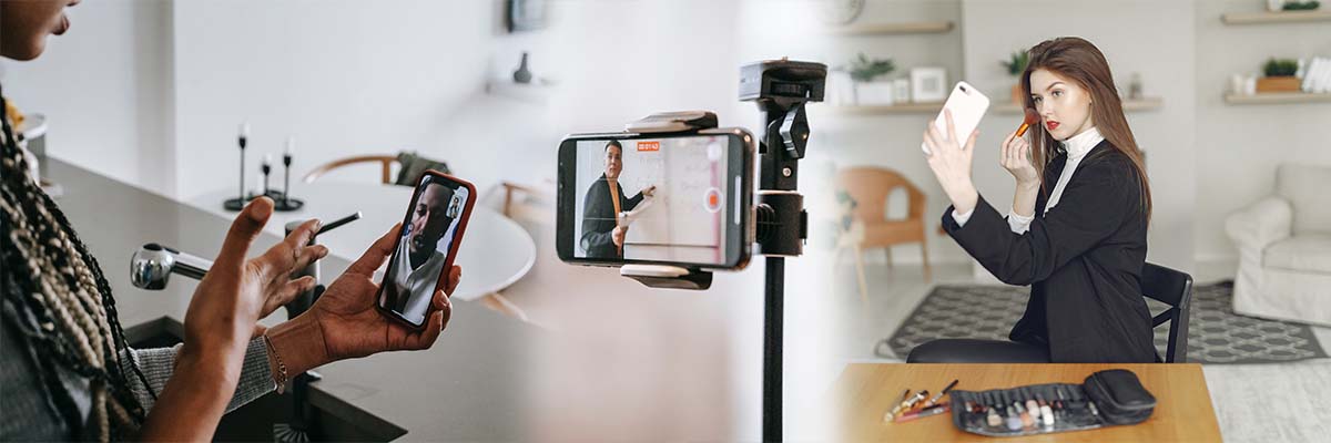 nagrywanie live streaming makeup makeover live stabilizator